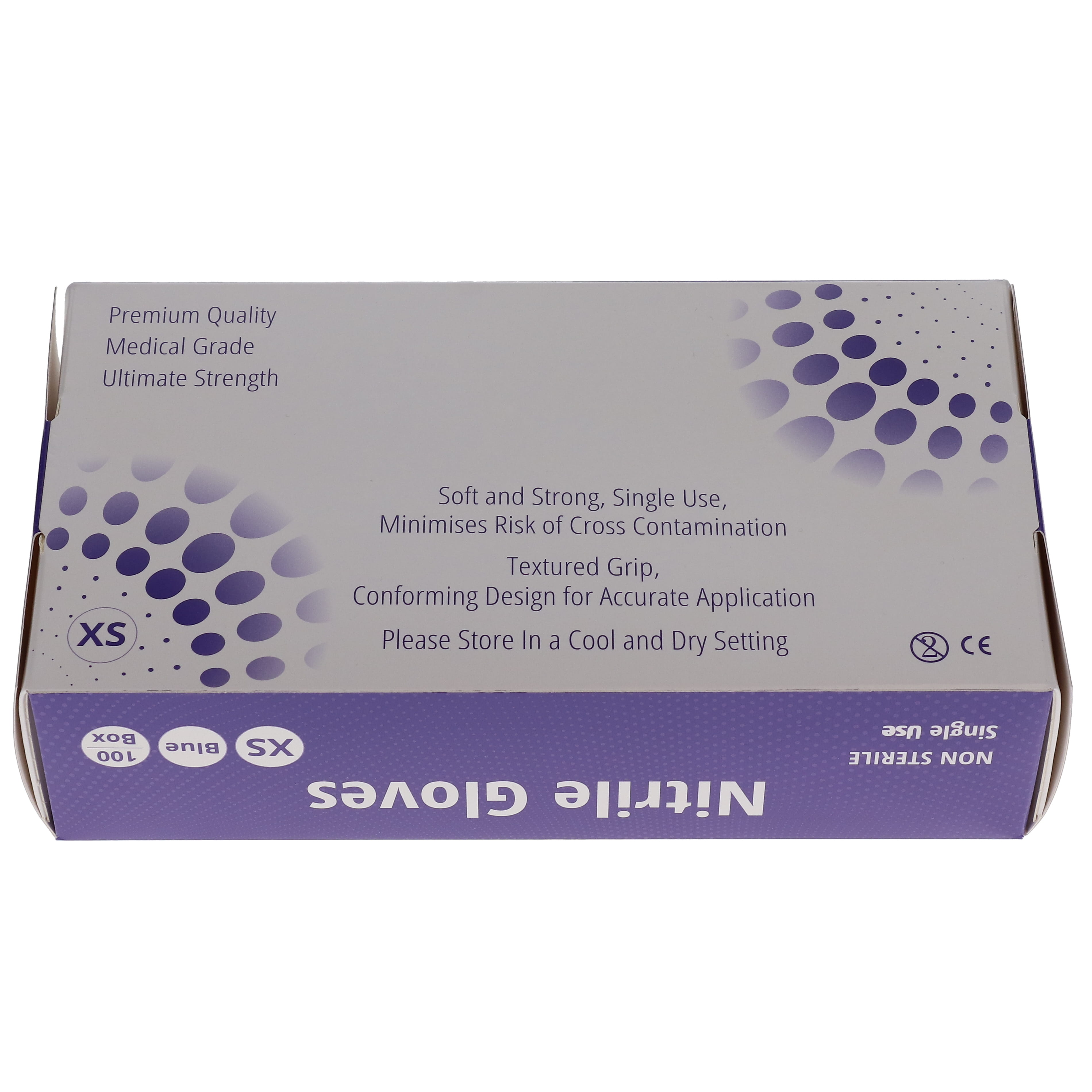 House Brand Dentistry 119130 Nitrile Exam Gloves Powder Free Textured Blue 100/Bx Extra Small House Brand Dentistry 119130 Nitrile Exam Gloves Powder Free Textured Blue 100/Bx Extra Small